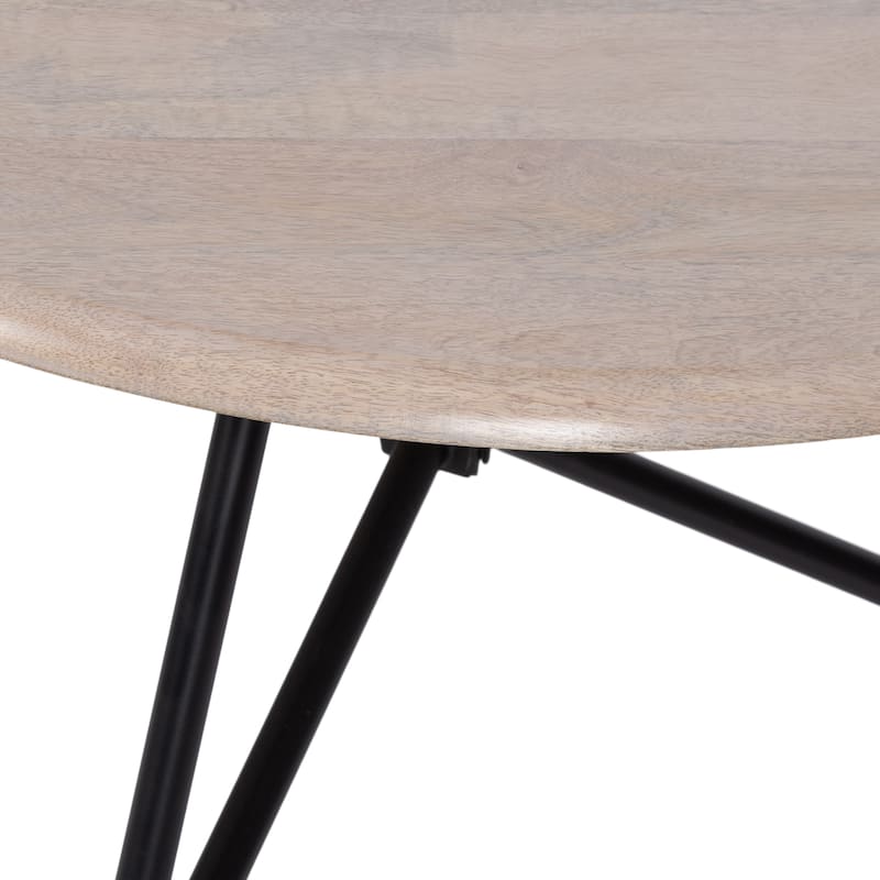 Kate and Laurel Pallson Round Wood Coffee Table