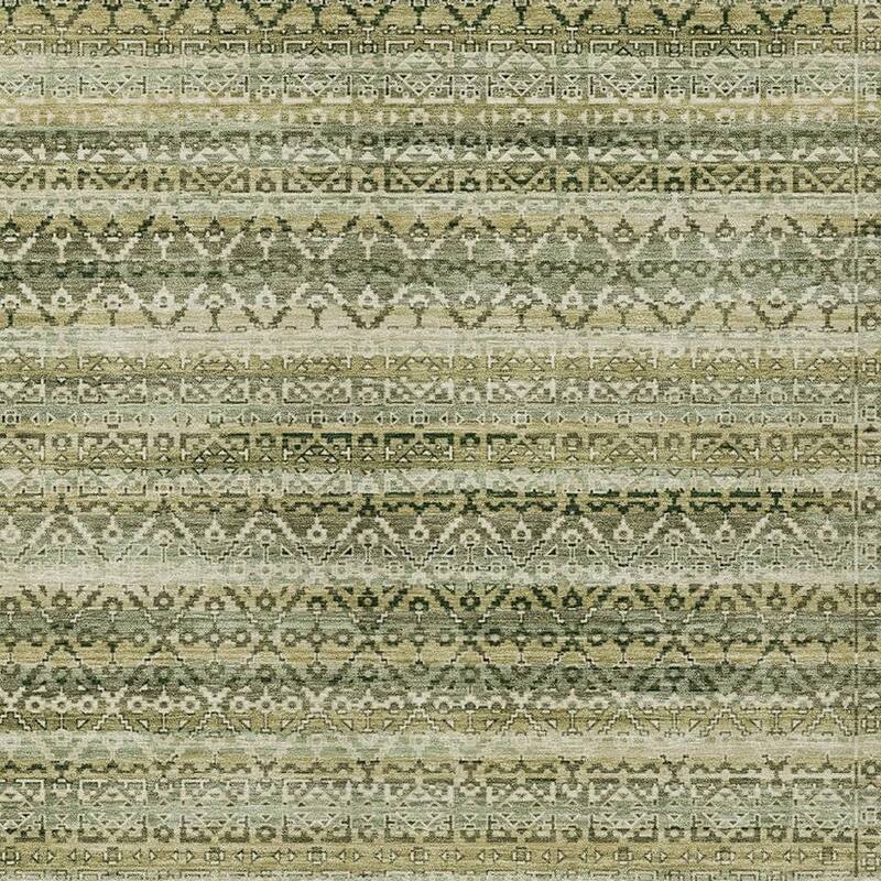 HomeRoots Striped Transitional Rectangle Outdoor Rug