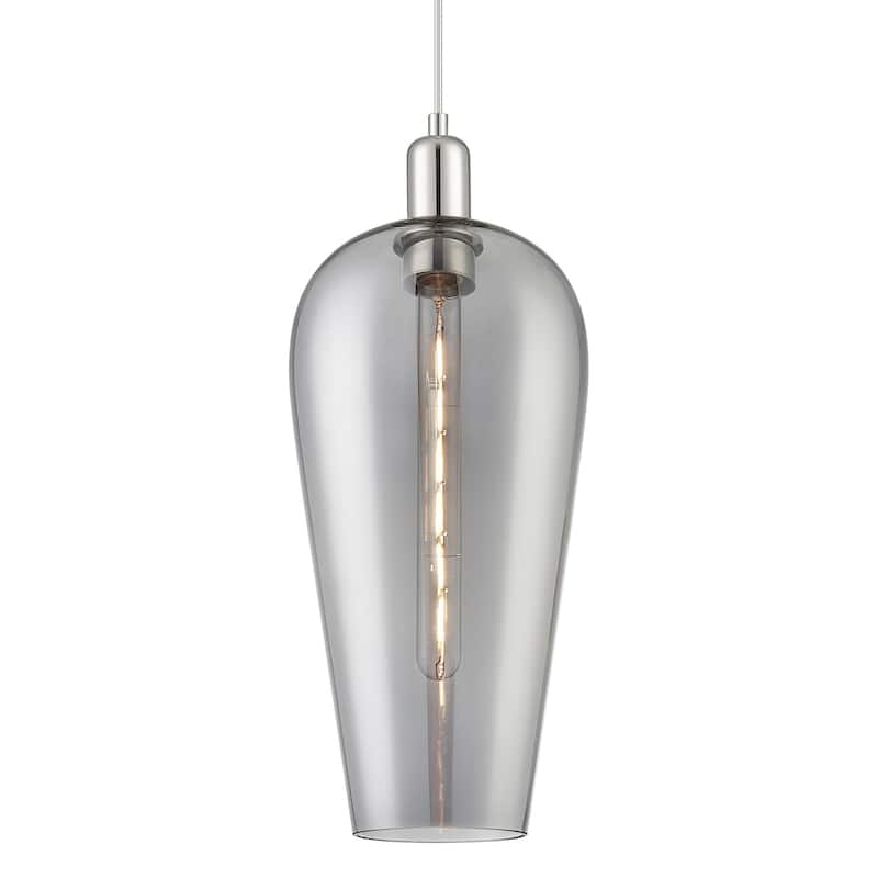 Innovations Lighting 716-1P-G456-8SM Chelsea 8" Wide Cord Hung Mini - Polished Nickel