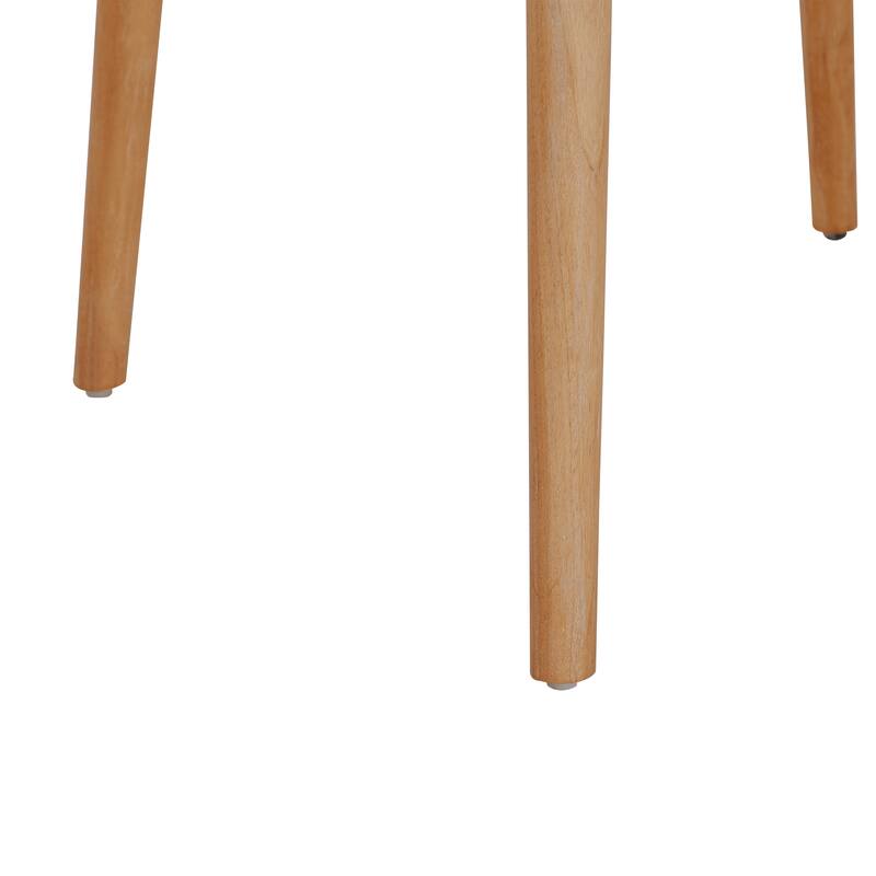 Roomfitters Square Dining Table with Solid Wood Top and Tapered Legs, Modern Small Kitchen and Breakfast Table