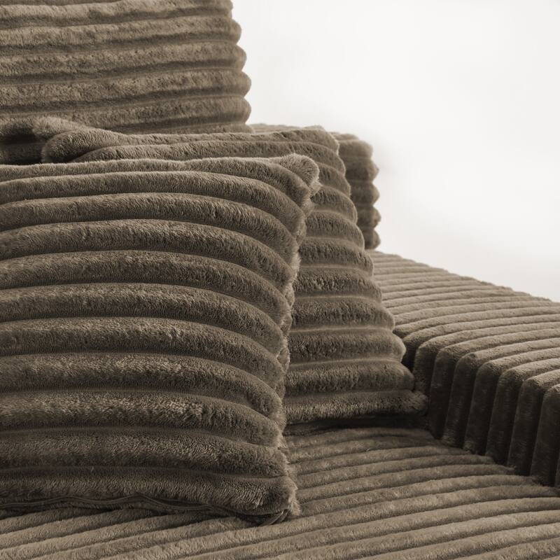 Cathy 82" W No Assembly Required Chaise Sofa Lounge Sectional Couch