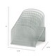 preview thumbnail 4 of 3, Onyx 8-Tier Desktop File Organizer, Upright Desk Storage