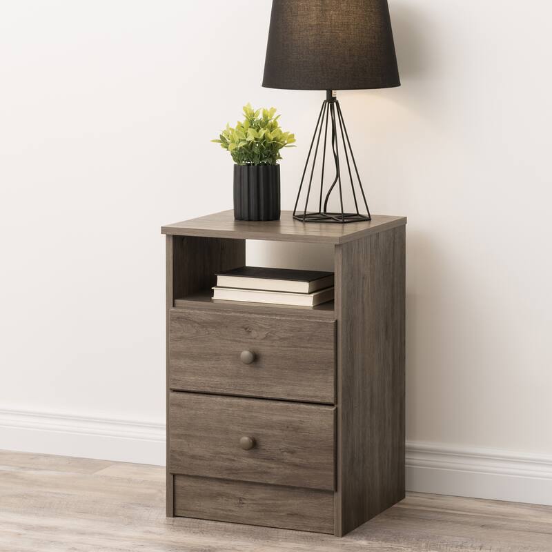 Prepac Astrid 2-Drawer Nightstand