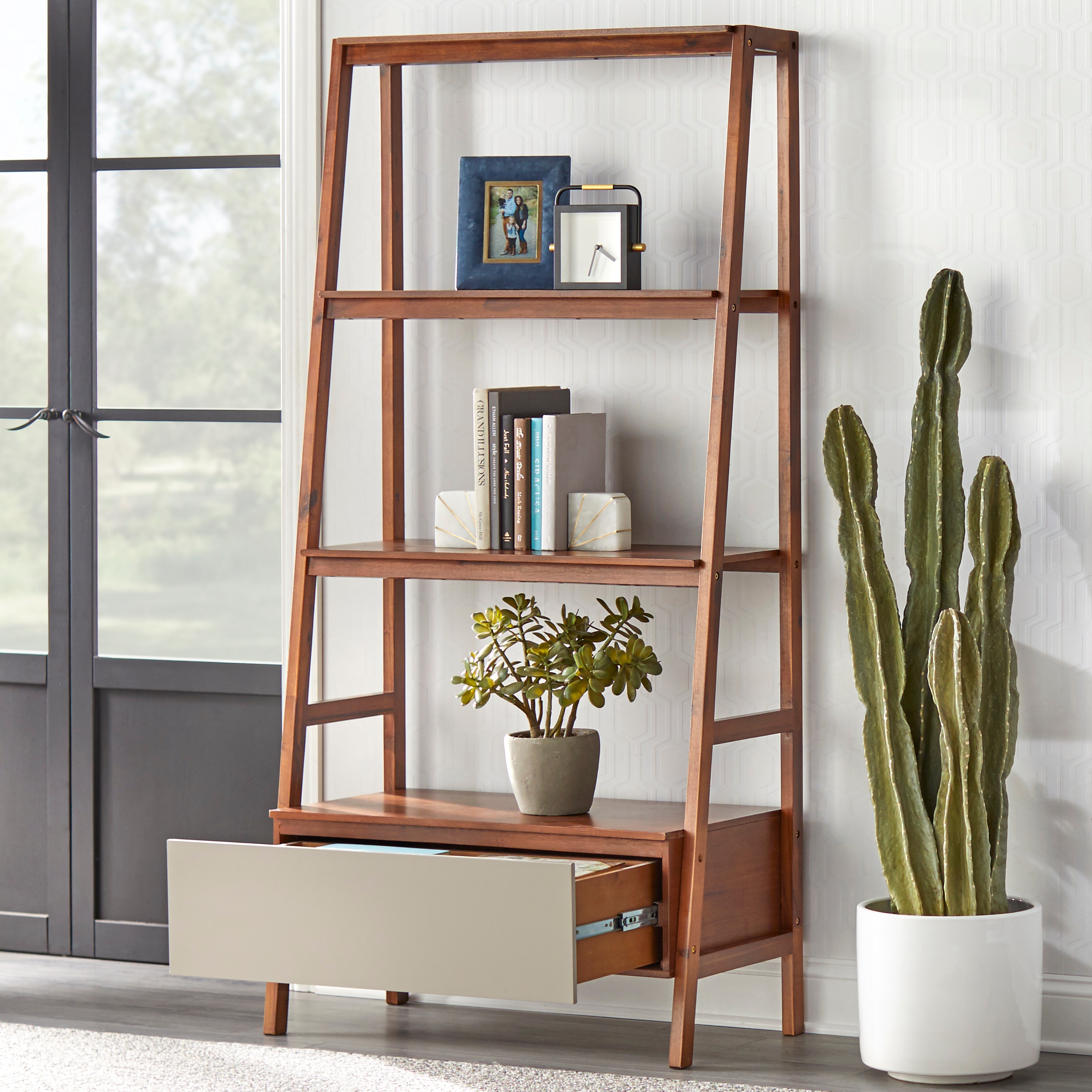 Lifestorey Nordic Ladder Bookshelf