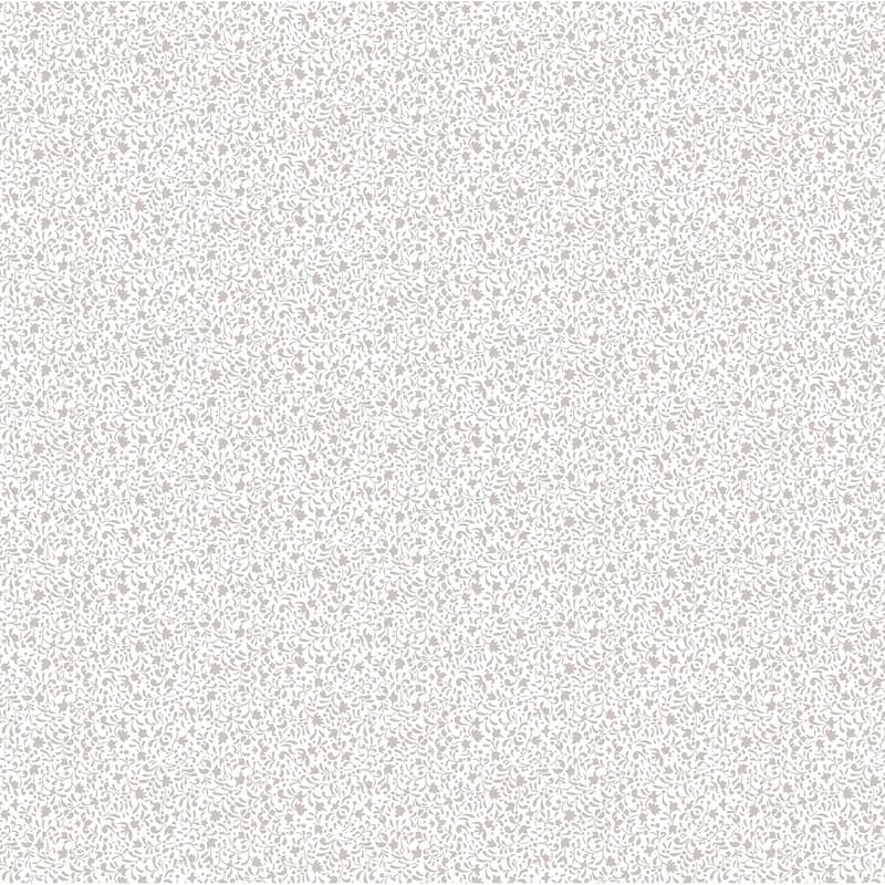 Galerie Wallcoverings Little Explorers 2 Tiny Botanical Flowers Non-woven Matte Wallpaper Roll - 33 feet x 21 inches - Grey