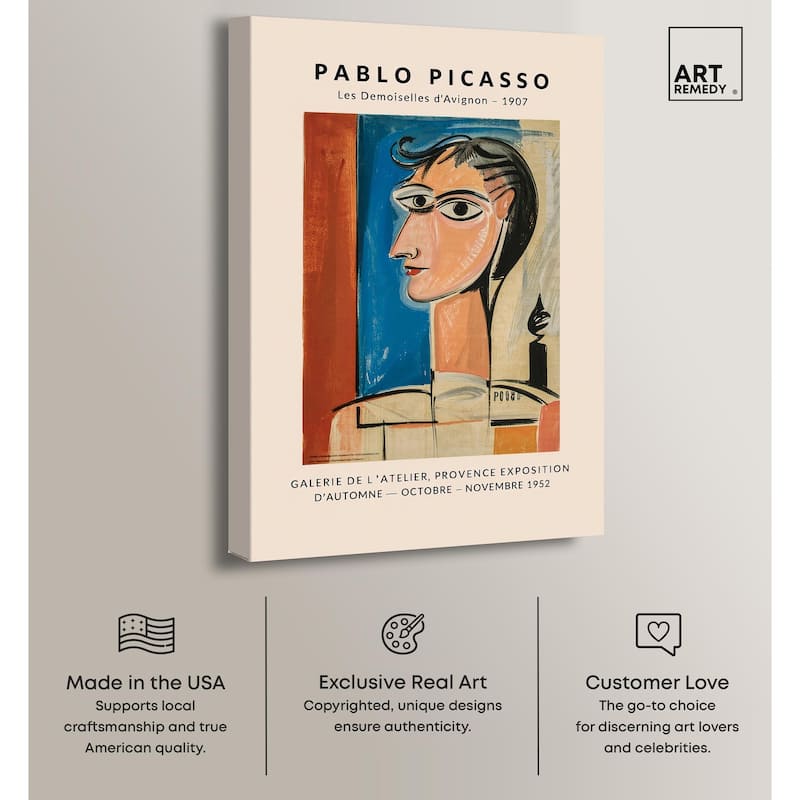 Avignon Woman's Canvas by Art Remedy, Gallery Wrapped