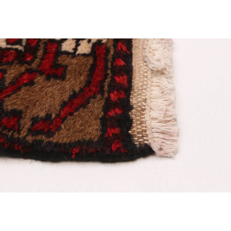 ECARPETGALLERY Hand-knotted Anadol Red Wool Rug - 3'5 x 9'6