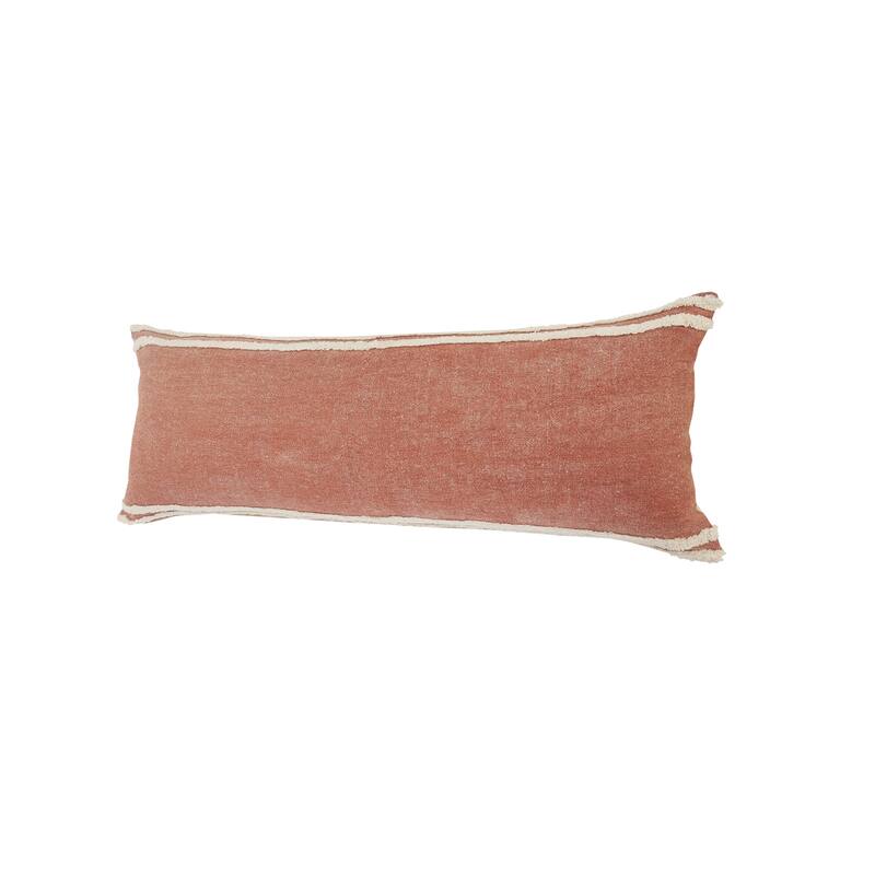 Sevita Soft Striped Cinnamon Throw Pillow