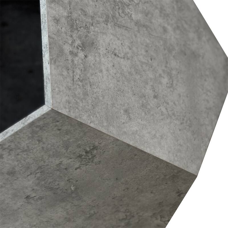 25.98'' Modern Sofa Side Table, MDF Multifunctional Furniture