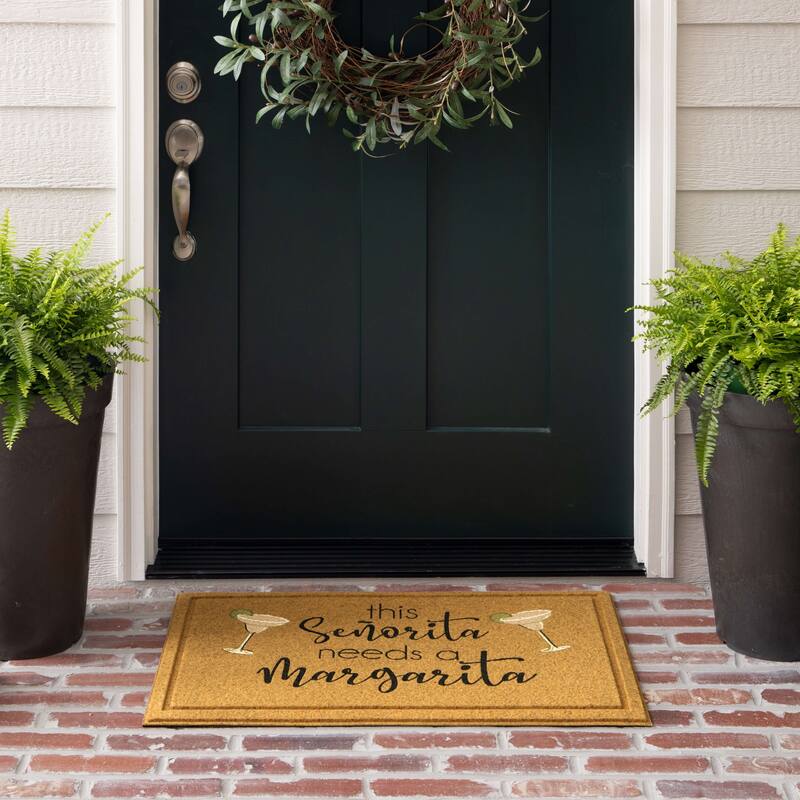 Mohawk Home Faux Coir Novelty Impressions Doormat