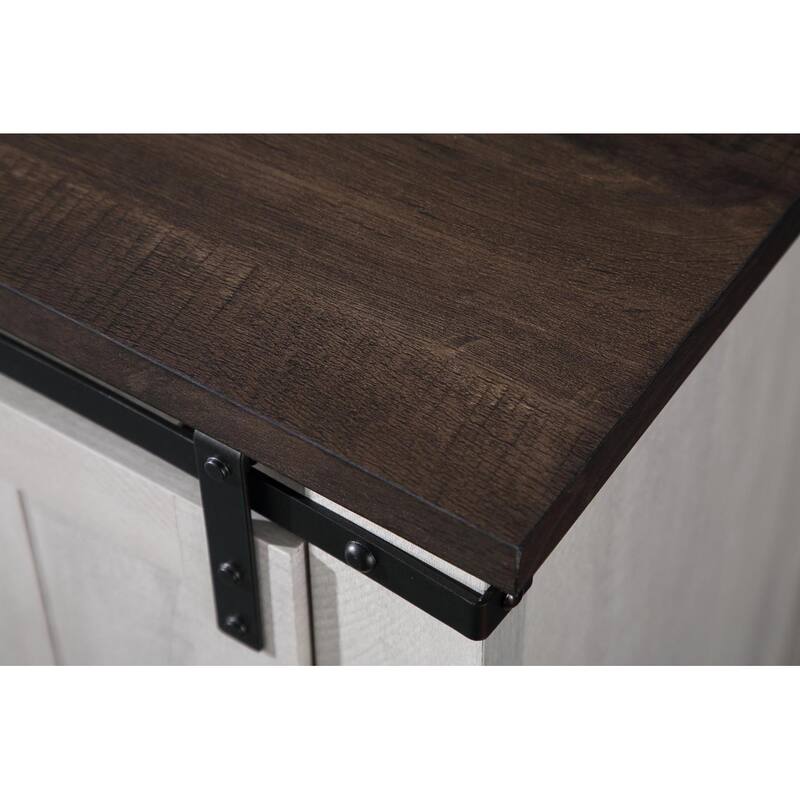 Bli 54-inch Sliding Barn Door TV Stand - 60 Inch