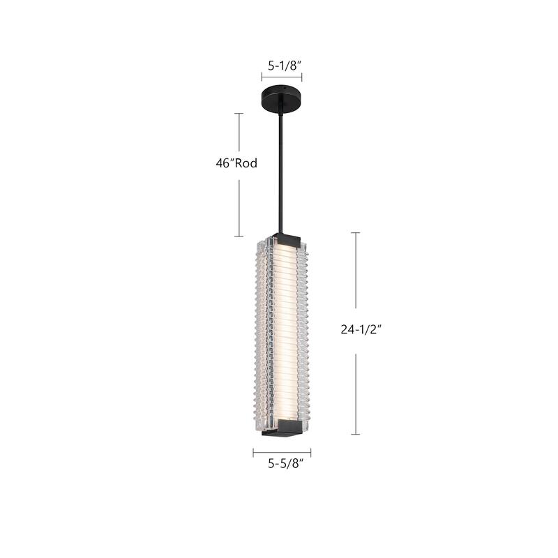 Alora Lighting PD374624-UNV Alai 25" Tall 2700K LED Pendant