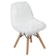 preview thumbnail 4 of 20, Kids Shaggy Dog Accent Chair - Desk Chair - Playroom Chair - 14"W x 14"D x 23.5"H