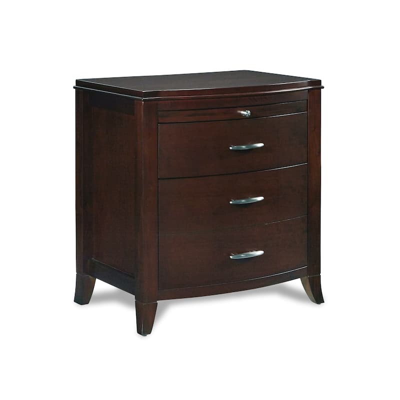 Brighton Charging Station Nightstand in Cinnamon