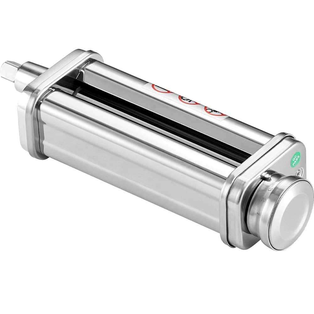 Pasta Attachment for KitchenAid Stand Mixer, Stainless Steel Pasta Roller Cutter Set Including Pasta Sheet Roller