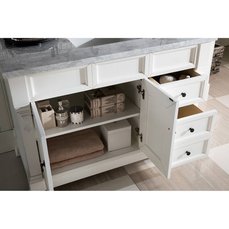 James Martin Vanities Brookfield 48" Single Vanity, Bright White