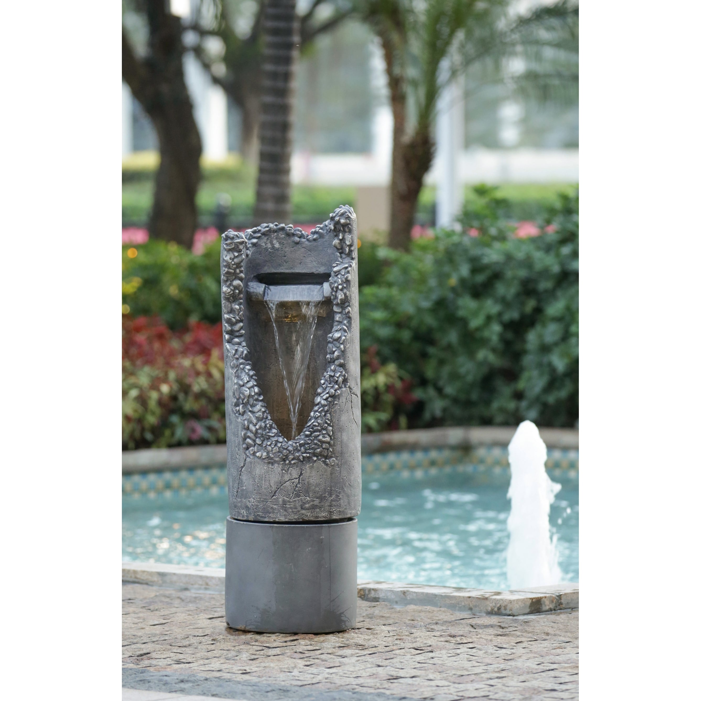 Flower Pot Outdoor Water Fountain On Sale Bed Bath Beyond 8225406