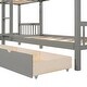 preview thumbnail 15 of 31, Twin L-Shaped Bunk bed with Drawers,Space-Efficient Multifunctional Bunk Bed With Storag
