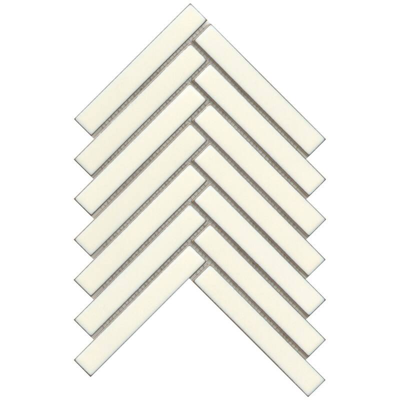 Emser Tile W95REGA0810MHB Regala - 8" x 10" Chevron Wall Tile - Glossy - Bequest