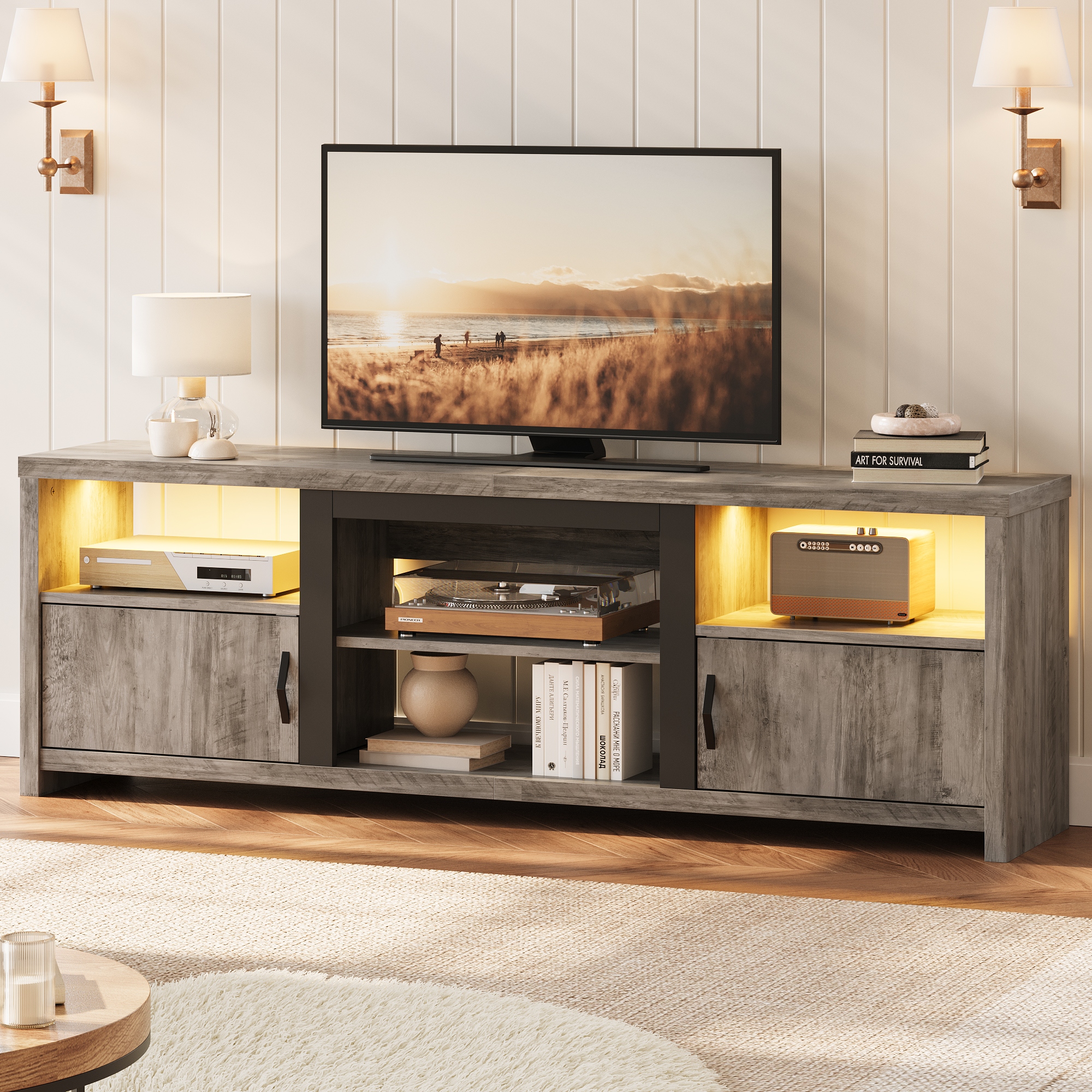 75 inch tv shop credenza