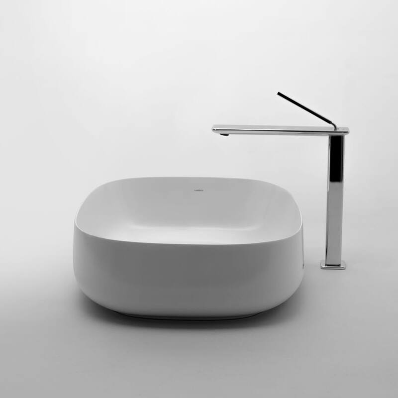 WS Bath Collections Seed 27-3/5" Ceramic Vessel Bathroom Sink