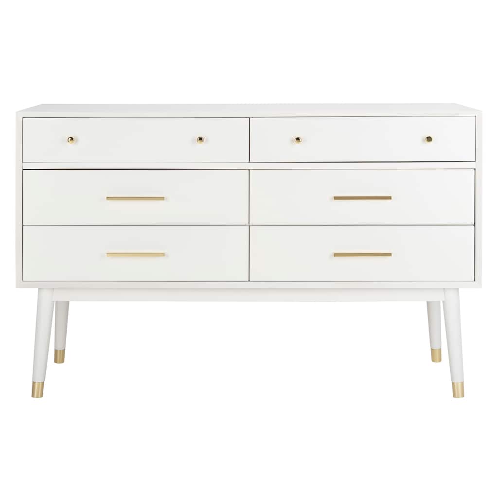SAFAVIEH Couture Zack 6-Drawer Wood Dresser
