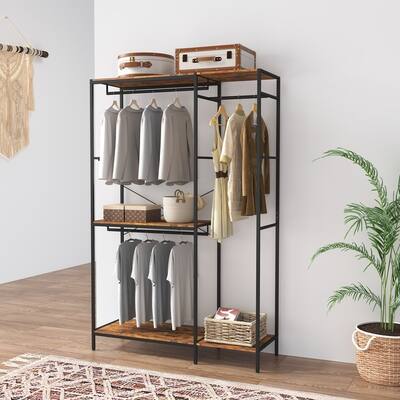 Freestanding Metal Closet Organizer
