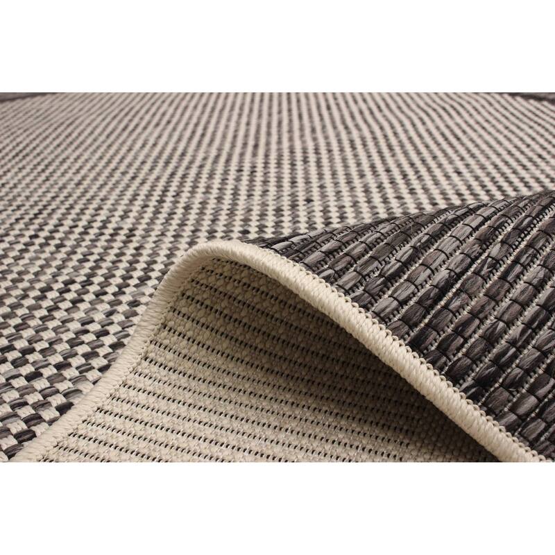 ECARPETGALLERY Machine Woven Brooks Taupe Area Rug