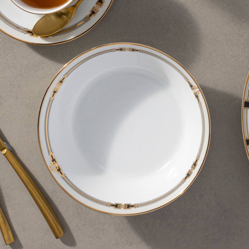 Empire Gold Set Of 4 Soup Bowls, 7", 22 oz.