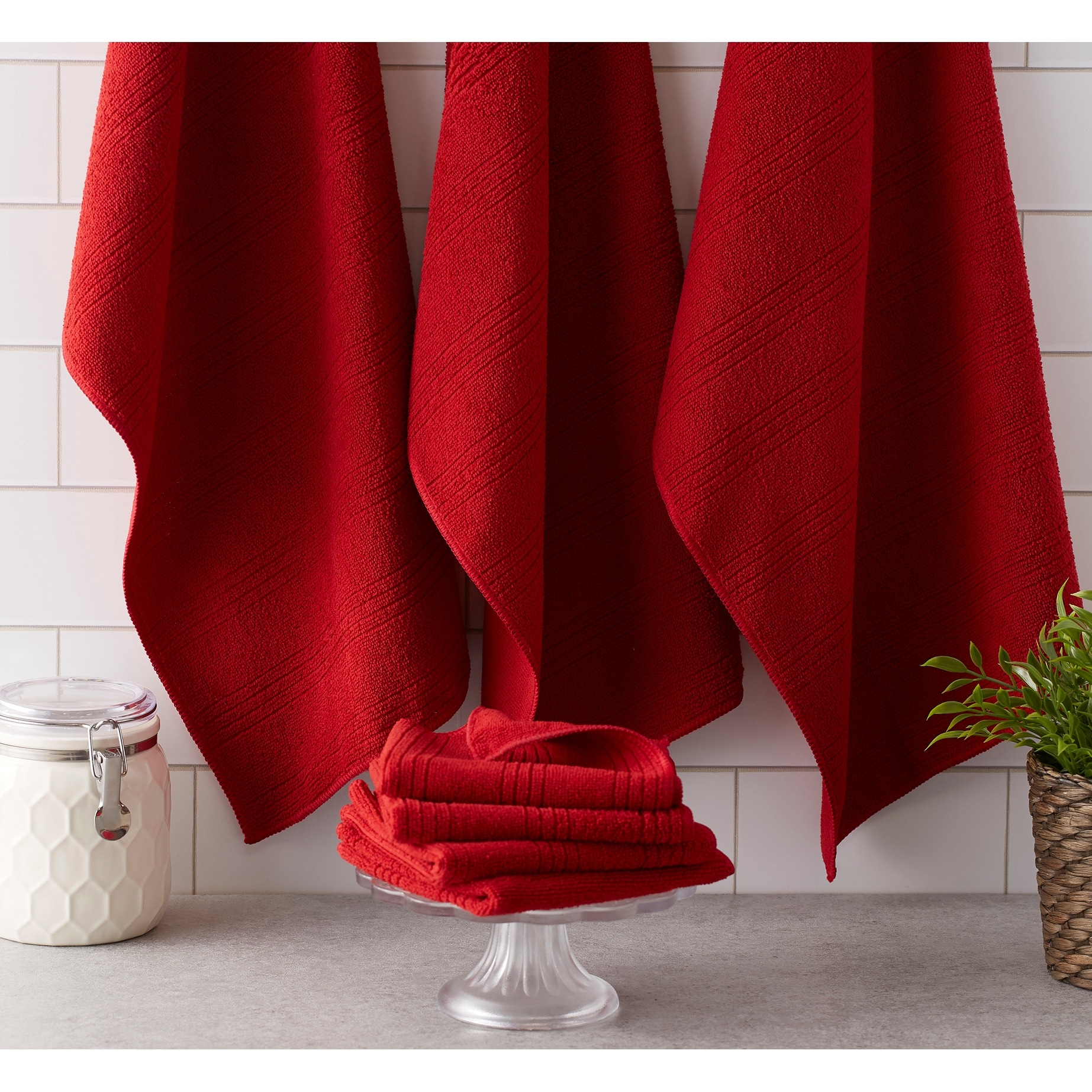 Dish Cloth J Towels Reusable Dish Cloth Towels, 60 Count, Blue