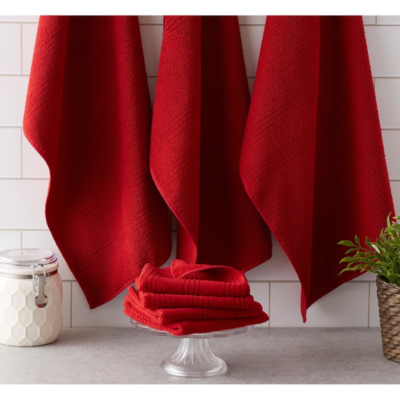 J&M Microfiber Dishtowel & Dishcloth (Set of 8)