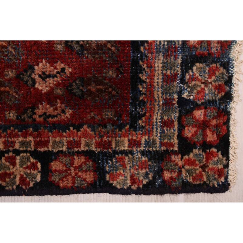 ECARPETGALLERY Hand-knotted Andelz Red Wool Rug - 3'9 x 9'9