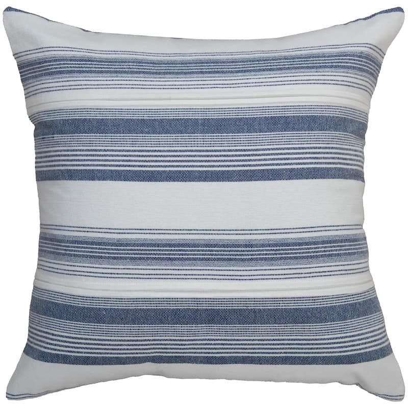 Rizzy Home Decorative Woven Stripe Throw Pillow