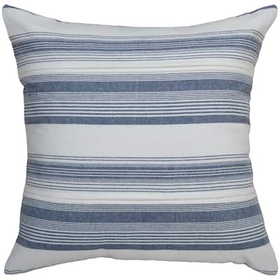 Rizzy Home Decorative Woven Stripe Throw Pillow