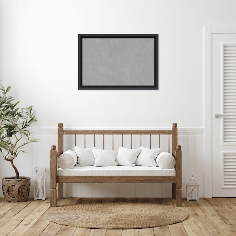 Framed Magnetic Board, Nero Black