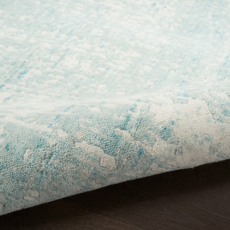 Nourison Harmony Indoor only Blue Abstract Area Rug