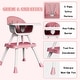 preview thumbnail 26 of 26, 8 in 1 Convertible High Chair for Babies & Toddlers Table Chair Set