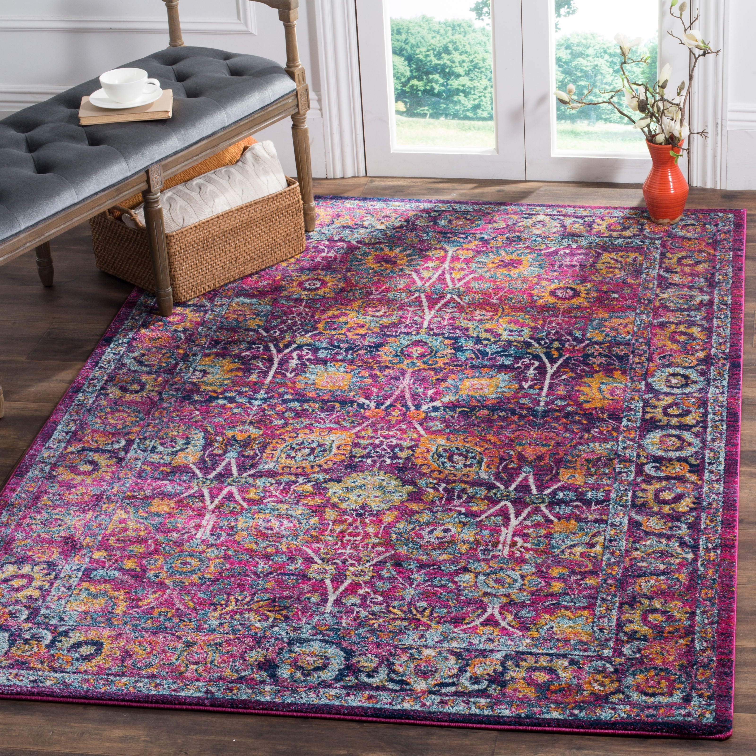 SAFAVIEH Granada Emsal Distressed Vintage Boho Oriental Rug