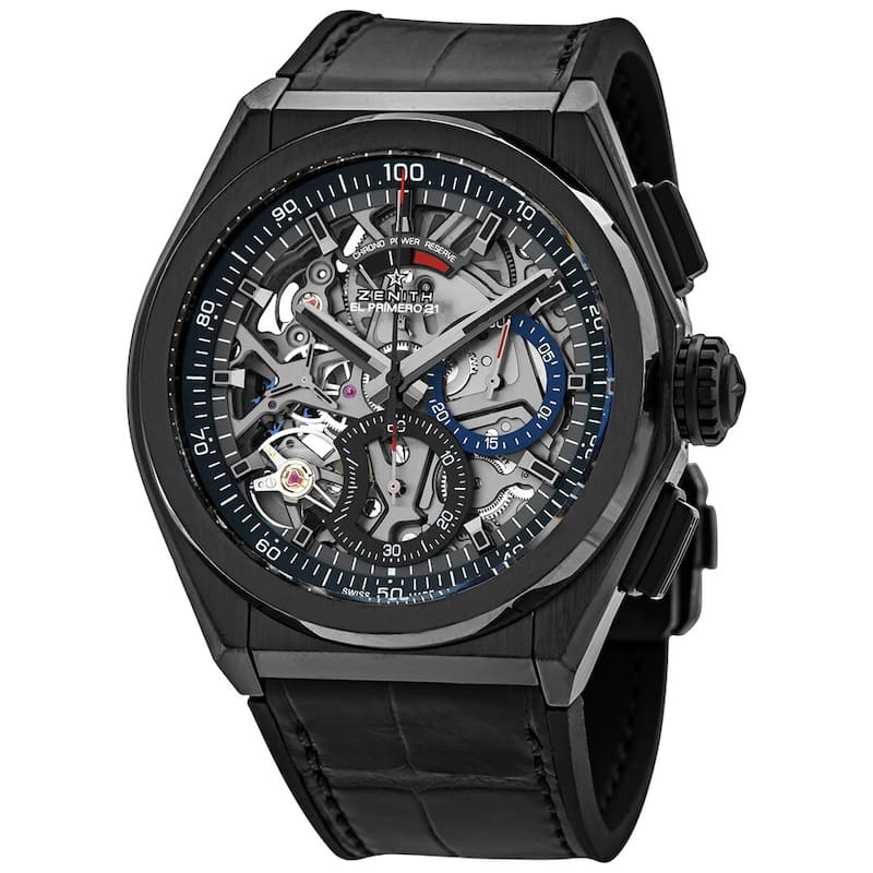 Zenith Defy El Primero 21 Chronograph Automatic Men's Watch - Black