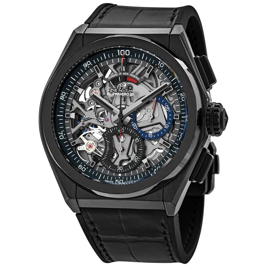 Zenith Defy El Primero 21 Chronograph Automatic Men's Watch - Black