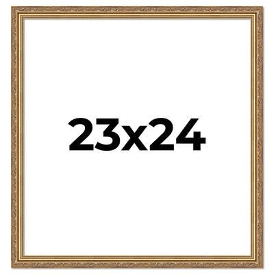 23x24 Frame Red Solid Wood Picture Frame Width 1.75 Inches | Interior Frame Depth 1 13/16 Inches