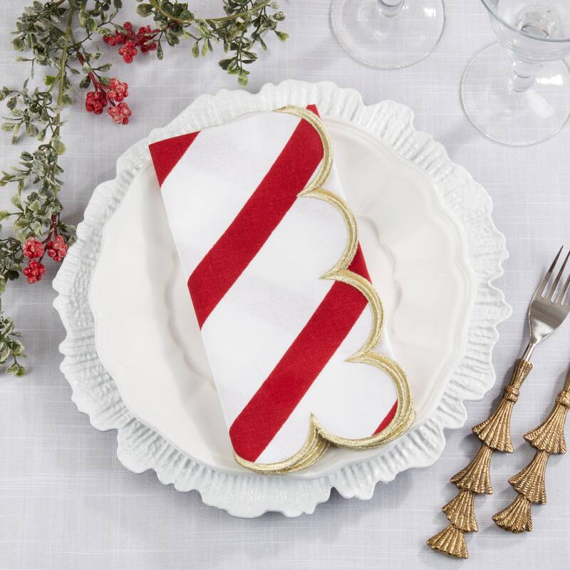 Scalloped Napkin (Set of 4) - 20"x20"