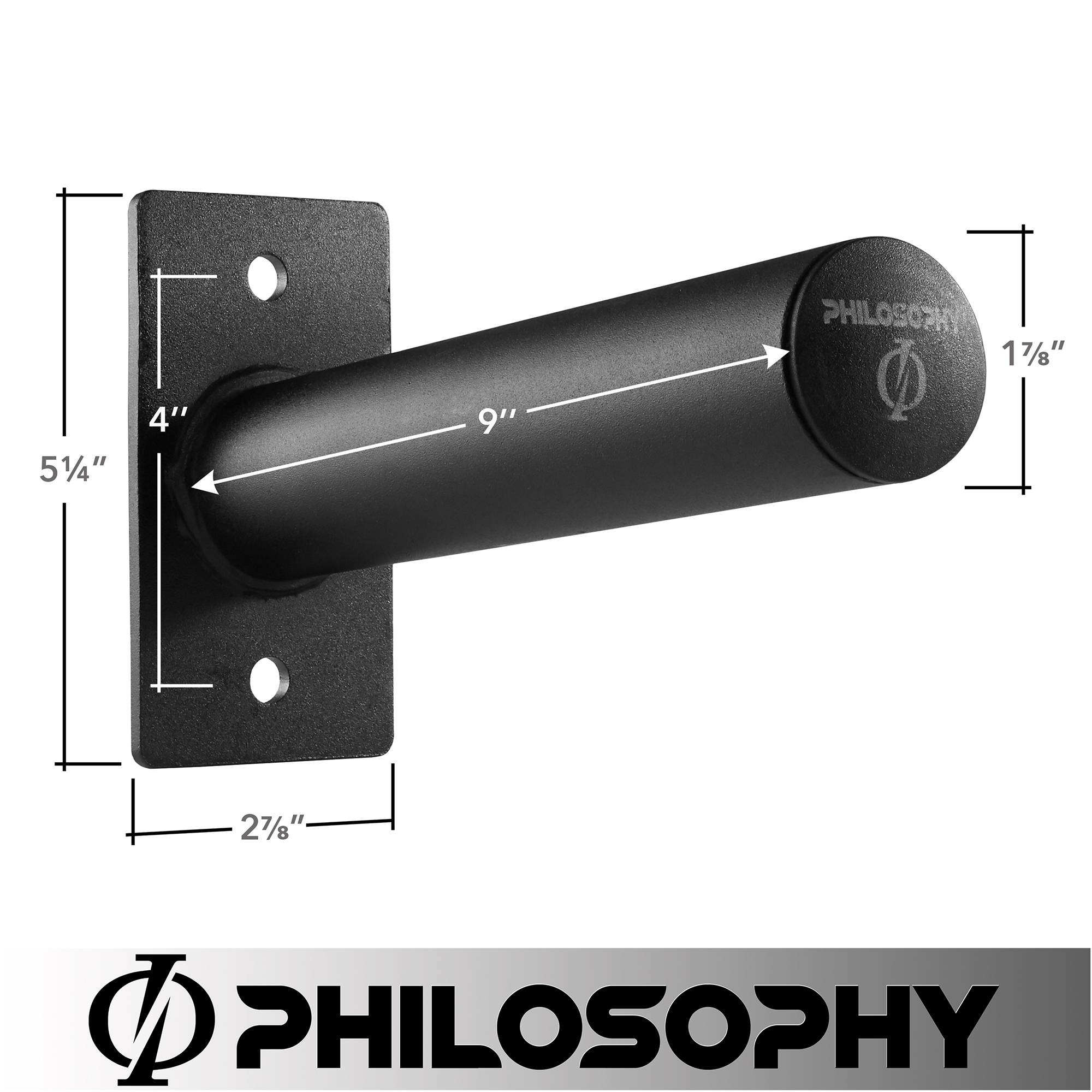 Yes4all wall mounted weight plate holder for 2 olympic shop weight plates