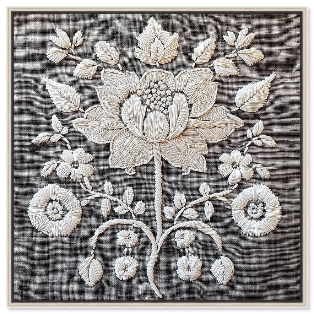 Stitched Symmetry II Canvas by Art Remedy