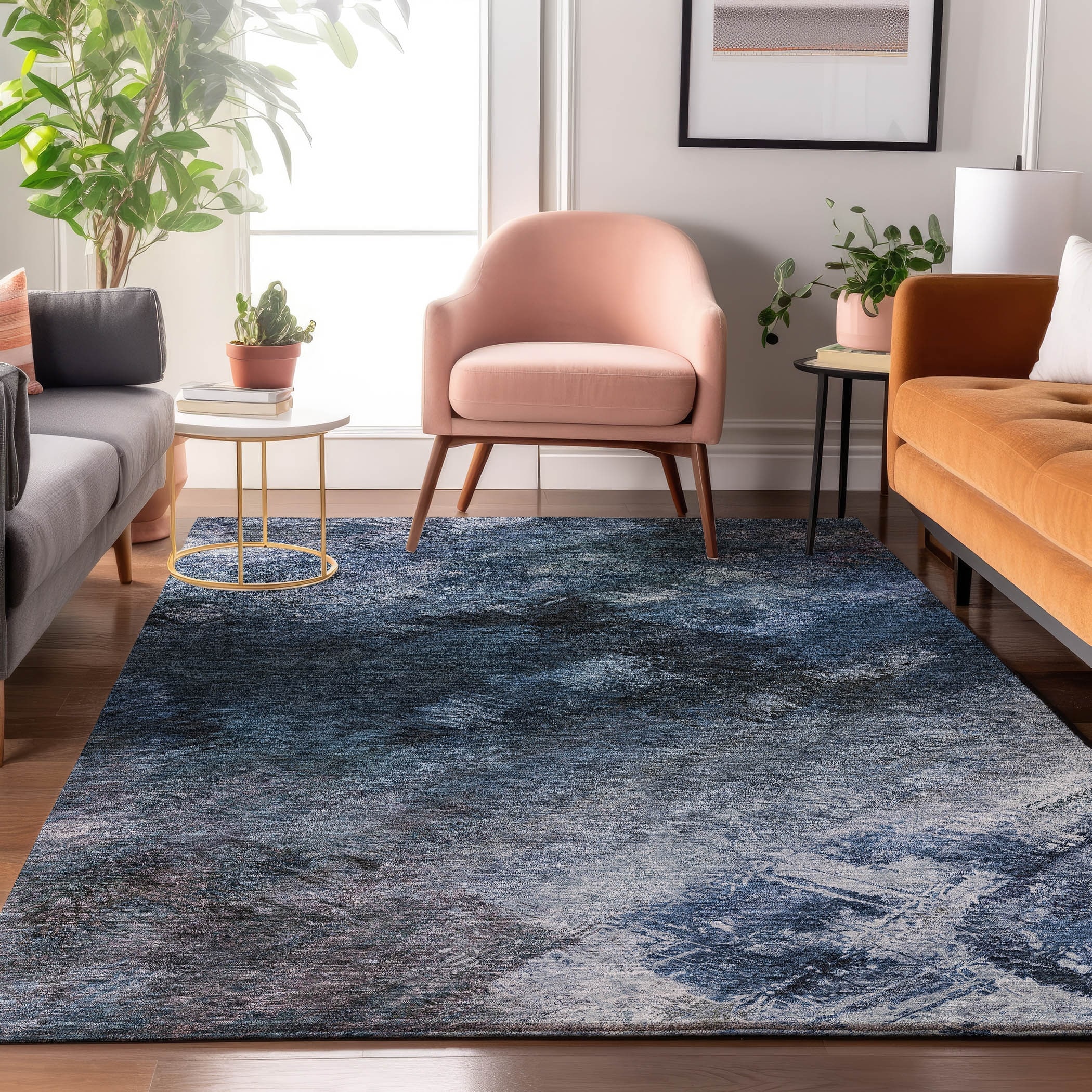 Premium Washable Super Soft Contemporary Abstract Mayfield Rug