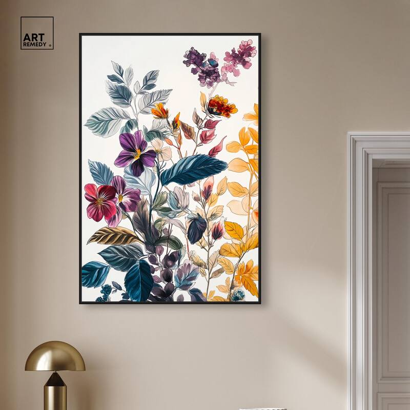 Iris Indigo I Canvas by Art Remedy