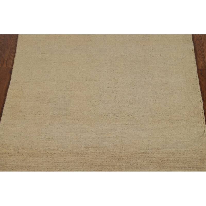 Gabbeh Modern Foyer Rug Hand-Knotted Wool Carpet - 2'8"x 4'2"