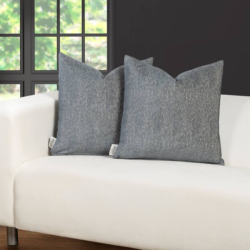 F. Scott Fitzgerald Time Square Sapphire Throw Pillow