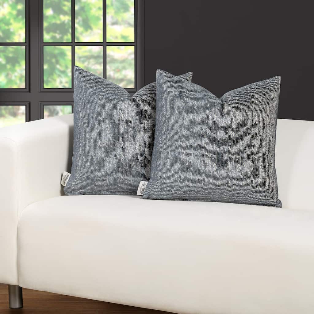 F. Scott Fitzgerald Time Square Sapphire Throw Pillow
