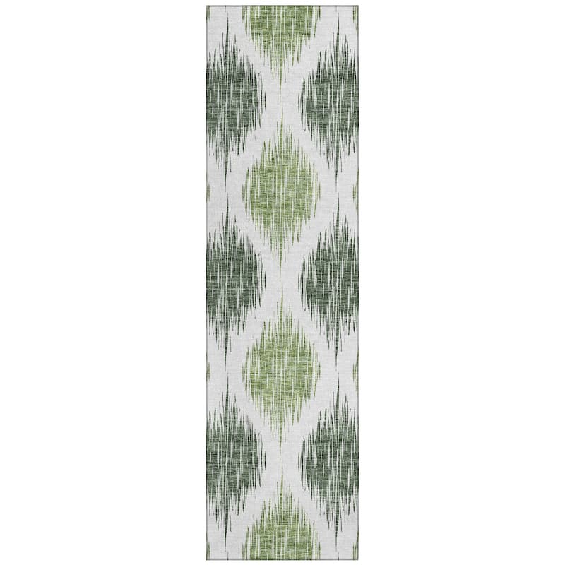 Machine Washable Indoor/ Outdoor Chantille Contemporary Geo Rug